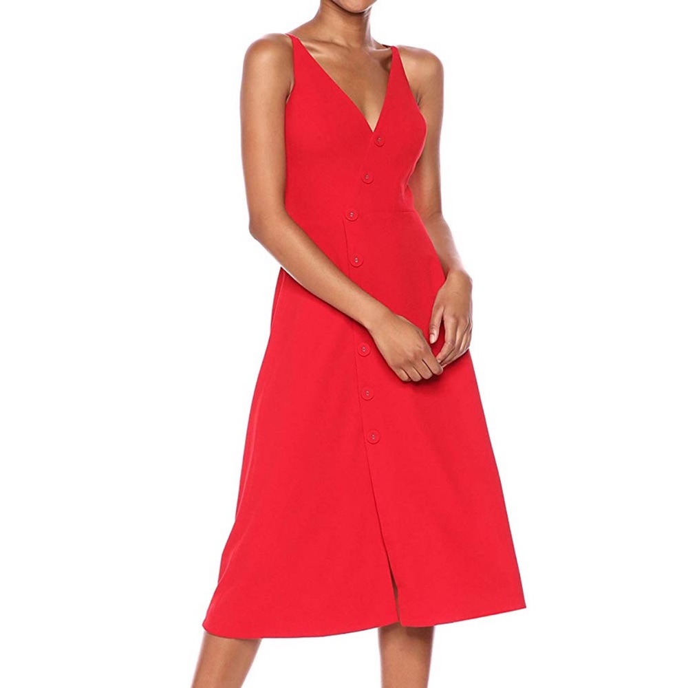 Dress the Population Emily Flared Midi Sz S (XS)